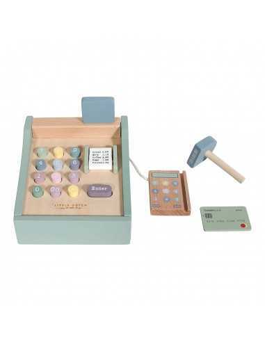 Caja Registradora con Escáner Menta de Little Dutch Caja Registradora con Escáner Menta de Little Dutch