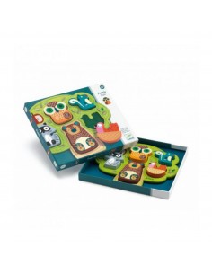 Puzzle Encajable Oski de Djeco 2