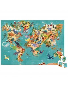 Puzzles Dinosaurios Janod