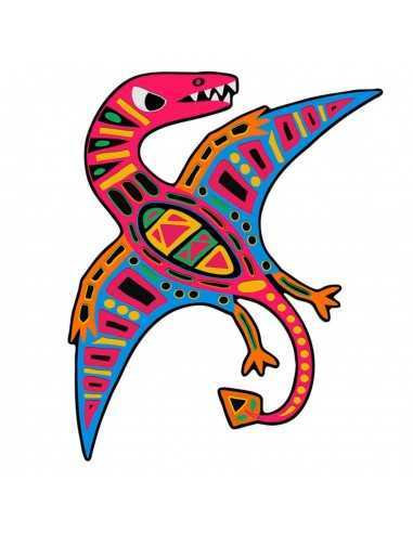 Cuadro para Rascar Silueta de Dinosaurios de Janod