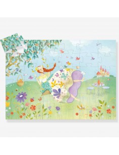 Puzzle Silueta La Princesa de Primavera de Djeco 2