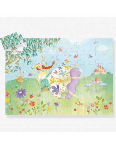Puzzle Silueta La Princesa de Primavera de Djeco Puzzle Silueta La Princesa de Primavera de Djeco