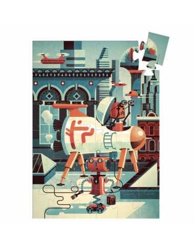 Puzzle Silueta Bob El Robot de Djeco Puzzle Silueta Bob El Robot de Djeco