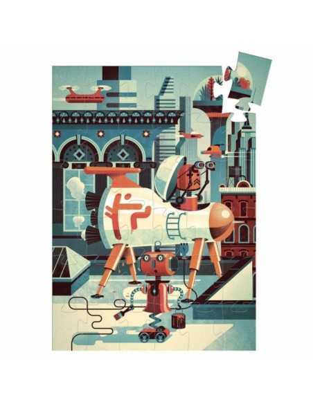 Puzzle Silueta Bob El Robot de Djeco Puzzle Silueta Bob El Robot de Djeco