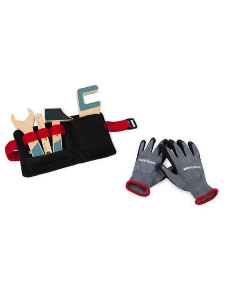 Set Herramientas Guantes y Cinturón Brico Kids de Janod Set Herramientas Guantes y Cinturón Brico Kids de Janod