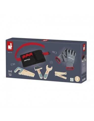 Set Herramientas Guantes y Cinturón Brico Kids de Janod Set Herramientas Guantes y Cinturón Brico Kids de Janod