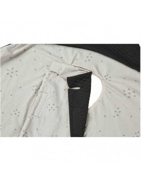 Saco arrullo bebé Baby Wrap Dark Grey Star de Voksi Saco arrullo bebé Baby Wrap Dark Grey Star de Voksi