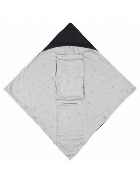 Saco arrullo bebé Baby Wrap Dark Grey Star de Voksi Saco arrullo bebé Baby Wrap Dark Grey Star de Voksi