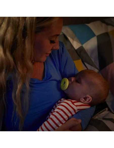Pack 2 Chupetes Forma de Pecho Night Time Tommee Tippee Pack 2 Chupetes Forma de Pecho Night Time Tommee Tippee