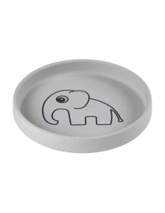 Plato Silicona Elphee gris de Done by Deer