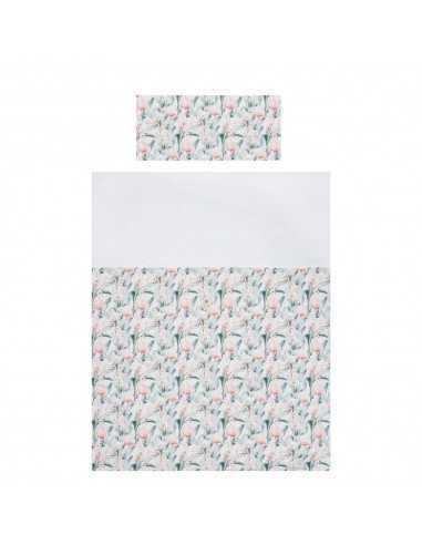Funda nórdica + Funda de Almohada 120x150 Flamingo Bimbidreams Funda nórdica + Funda de Almohada 120x150 Flamingo Bimbidreams