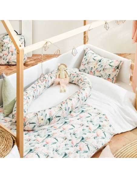 Funda nórdica + Funda de Almohada 120x150 Flamingo Bimbidreams Funda nórdica + Funda de Almohada 120x150 Flamingo Bimbidreams