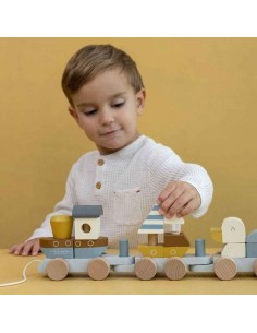 Comprar Tren Apilable Sailors Bay de Little Dutch |Juguetes Infantiles 2