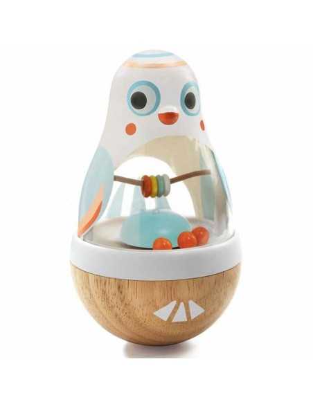 BabyPoli Tentetieso Peonza y Sonajero de Madera de Djeco |mejor precio BabyPoli Tentetieso Peonza y Sonajero de Madera de Djeco |mejor precio