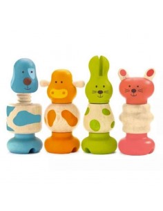 Comprar Juego para atornillar Vis-animo de Djeco | Juguetes de madera