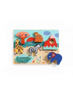 Comprar Puzzle Encajable Savana Story de Djeco | Tiendas en Madrid