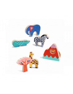 Comprar Puzzle Encajable Savana Story de Djeco | Tiendas en Madrid 2