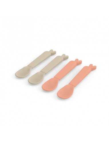 Comprar Pack de 4 Cucharas Kiddish Arena/Coral de Done by Deer |Tiendas en Madrid Comprar Pack de 4 Cucharas Kiddish Arena/Coral de Done by Deer |Tiendas en Madrid