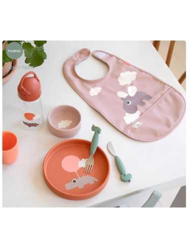 Comprar Baberos con Velcro con dibujo de elefante Done By Deer | Alimentación Bebé