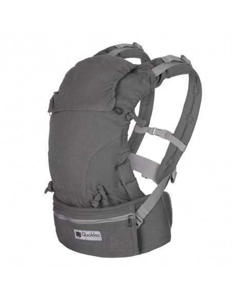 Mochila portabebés Quokkababy E Carrier: Diseño ergonómico y elegante en Light Grey Mochila portabebés Quokkababy E Carrier: Diseño ergonómico y elegante en Light Grey