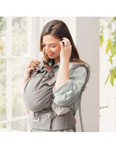 Mochila portabebés Quokkababy E Carrier: Diseño ergonómico y elegante en Light Grey Mochila portabebés Quokkababy E Carrier: Diseño ergonómico y elegante en Light Grey