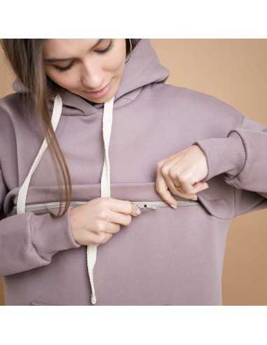 Sudadera de Maternidad y Lactancia Love and Carry - Cappuccino Sudadera de Maternidad y Lactancia Love and Carry - Cappuccino