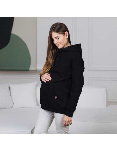 Sudadera de Maternidad y Lactancia Love and Carry - Negro Sudadera de Maternidad y Lactancia Love and Carry - Negro