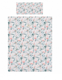 Comprar Colcha + relleno para Minicuna Flamingo Bimbidreams|Tiendas En Madrid
