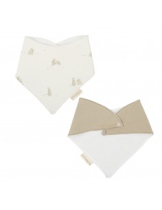 Pack 2 Baberos Bandana Bunny de Bimbidreams 2