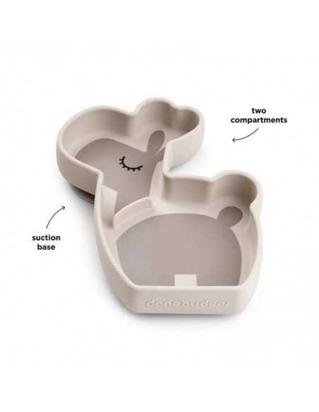 Comprar plato Silicona Con Ventosa Done By Deer | Alimentación Bebé