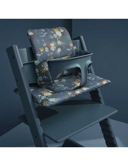 Baby Set 2 Tripp Trapp Stokke Azul Fiordo con cojines