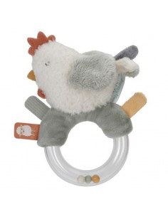 Comprar Sonajero Anillo Gallina Pequeña Granja de Little Dutch | Mordedor