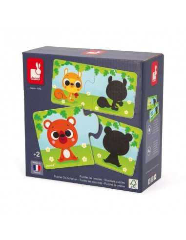 Juego educativo de reconocimiento de sombras de animales