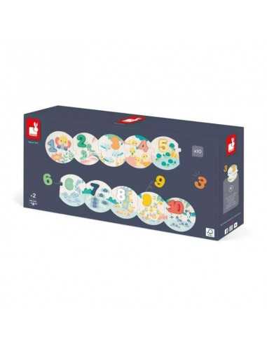 Puzle Mis Primeros Números Pure de Janod - Aprender Jugando Puzle Mis Primeros Números Pure de Janod - Aprender Jugando