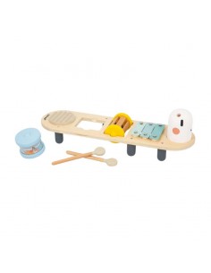 Tabla De Estimulación Musical de Oruga de Janod : Diversión y Aprendizaje para Niños