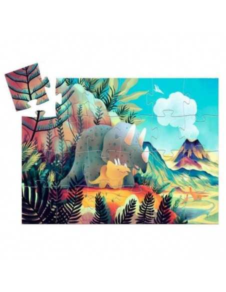 Puzzle Silueta Teo el Dinosaurio de Djeco : Diversión y aprendizaje