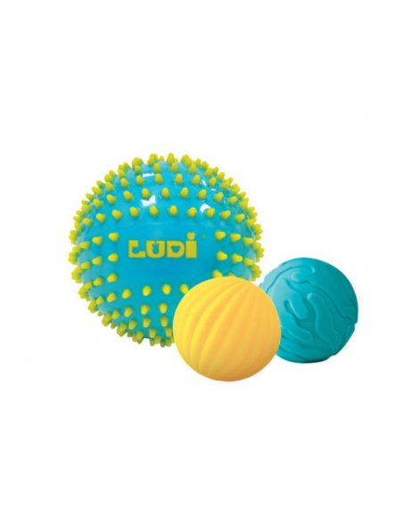 Pelota de Estimulacion Sensorial Azul de Ludi