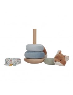 Zorro Anillos Blanditos Balanceable: Juguete Educativo de Little Dutch 2
