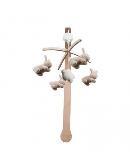 Móvil Musical de Madera Baby Bunny| Calma y Entretenimiento