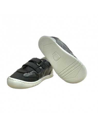 Imagen suela Deportivas Calzado Respetuoso Nylon Negro y Blanco Piruflex Imagen suela Deportivas Calzado Respetuoso Nylon Negro y Blanco Piruflex