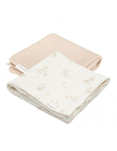 Muselinas Baby Bunny Beige de Little Dutch | El Último Koala Muselinas Baby Bunny Beige de Little Dutch | El Último Koala