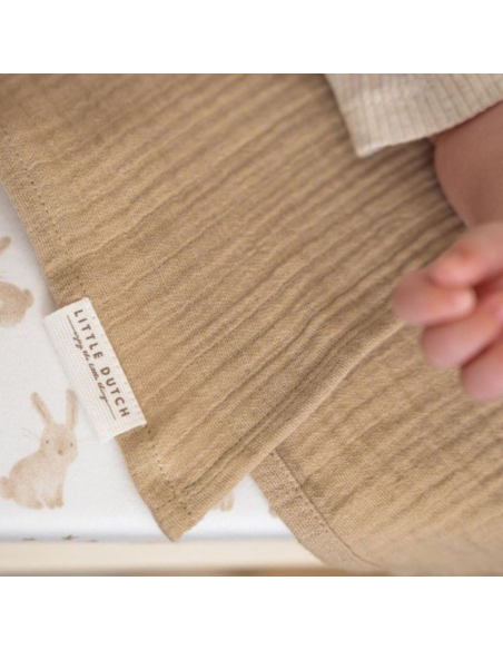 Muselinas Baby Bunny Beige de Little Dutch | El Último Koala Muselinas Baby Bunny Beige de Little Dutch | El Último Koala