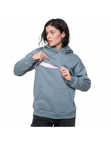 Sudadera de Maternidad y Lactancia Love and Carry - Ice