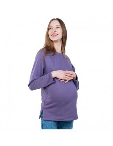 Sudadera de Maternidad y Lactancia Love and Carry - Violet