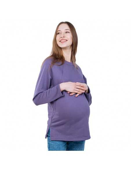 Sudadera de Maternidad y Lactancia Love and Carry - Violet