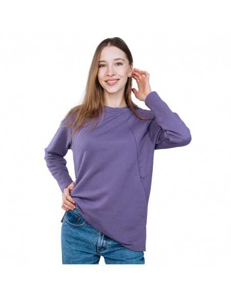 Sudadera de Maternidad y Lactancia Love and Carry - Violet