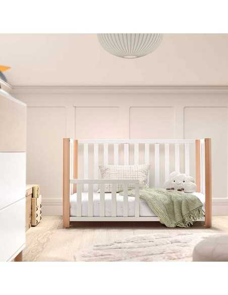 Cuna Evolutiva Doco Sleeping PLUS de 120 x 60 de Cotinfant transformada en cama