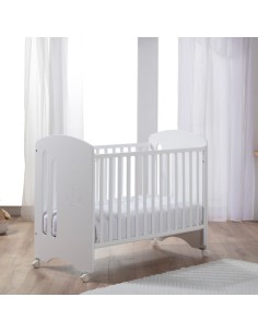 Cuna Buhito Blanca 60x120 cm | Lateral móvil y opción colecho 2