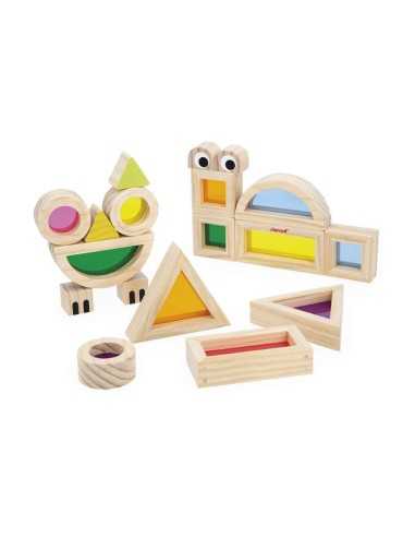 Bloques Educativos Translúcidos | Juego Sensorial para Bebés Bloques Educativos Translúcidos | Juego Sensorial para Bebés