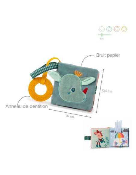 Libro de Juegos Joe Lilliputiens | Bebés desde 6m+ Libro de Juegos Joe Lilliputiens | Bebés desde 6m+